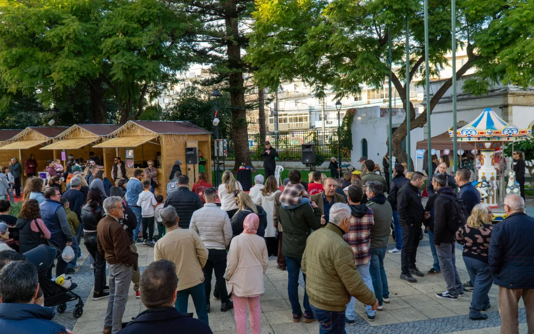 Aldeia de Natal de Olhão encanta no Jardim João Serra
