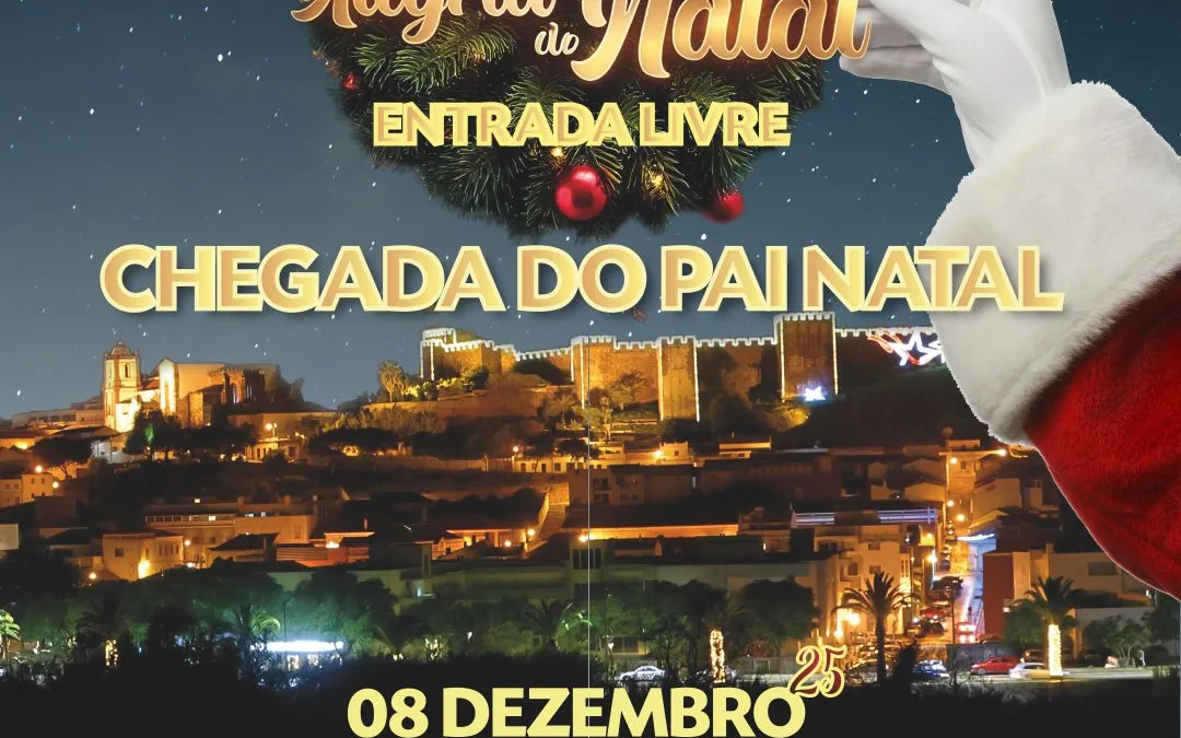 Pai Natal chega a São Bartolomeu de Messines a 8 de dezembro