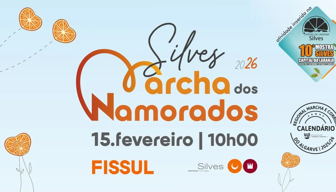 Marcha dos Namorados realiza-se a 15 de fevereiro em Silves