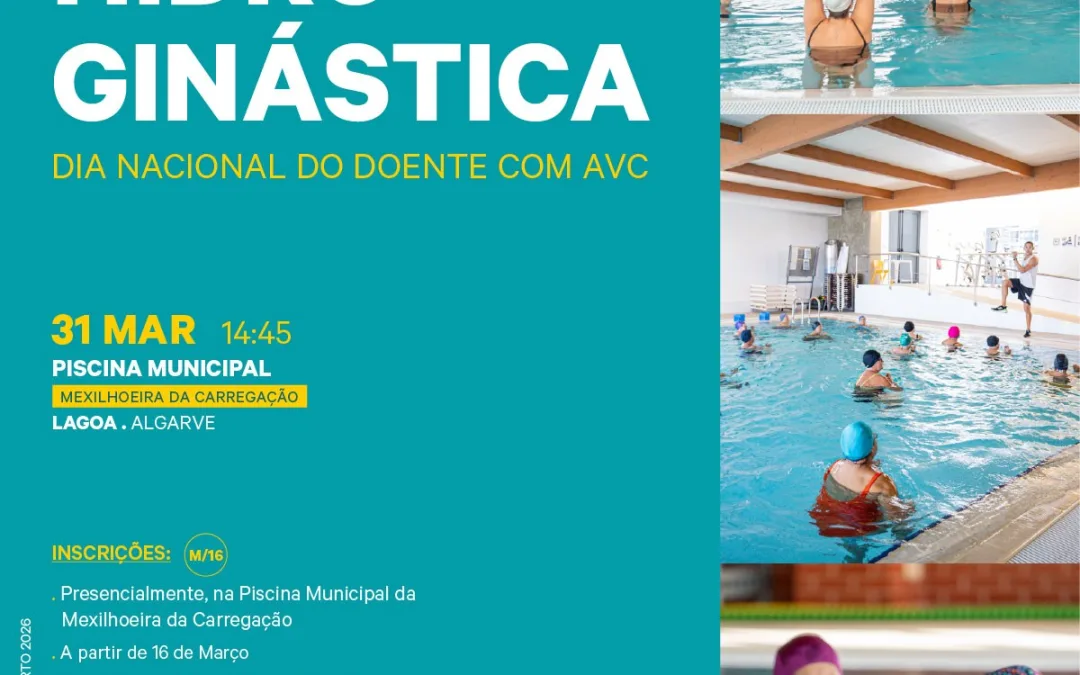 Lagoa | Mega Aula de Hidroginástica assinala Dia do AVC