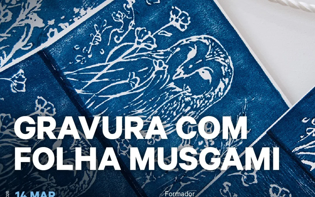 Oficina de Iniciação à Gravura na Escola de Artes de Lagoa