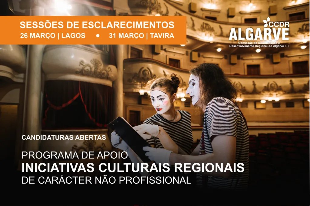 apoio iniciativas culturais Algarve 2026