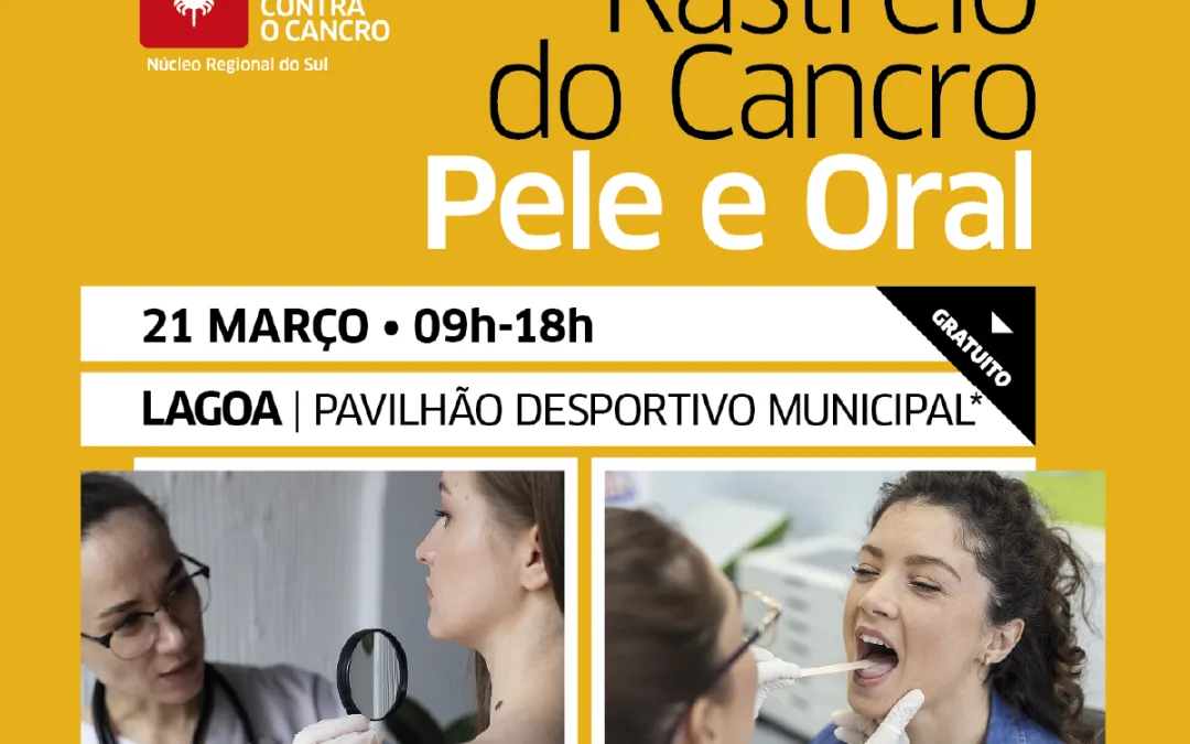 𝗥𝗮𝘀𝘁𝗿𝗲𝗶𝗼 𝗱𝗼 𝗖𝗮𝗻𝗰𝗿𝗼 𝗱𝗮 𝗣𝗲𝗹𝗲 𝗲 𝗢𝗿𝗮𝗹 em Lagoa