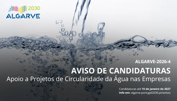 Algarve 2030 apoia projetos de circularidade da água nas empresas