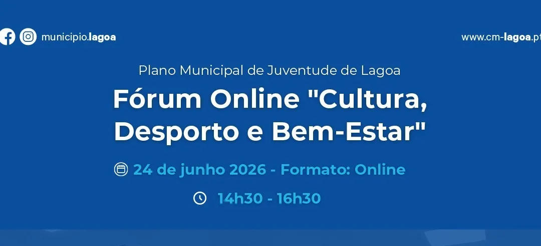 Fórum Online sobre Cultura, Desporto e Bem-Estar em Lagoa
