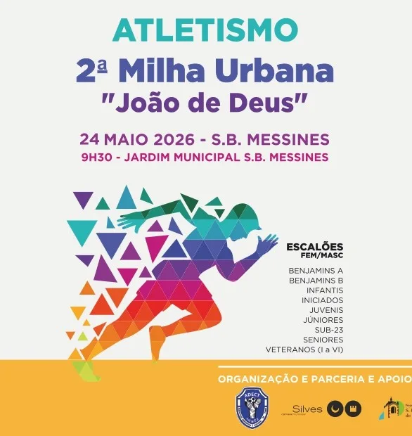 Milha Urbana João de Deus regressa a Messines a 24 de maio
