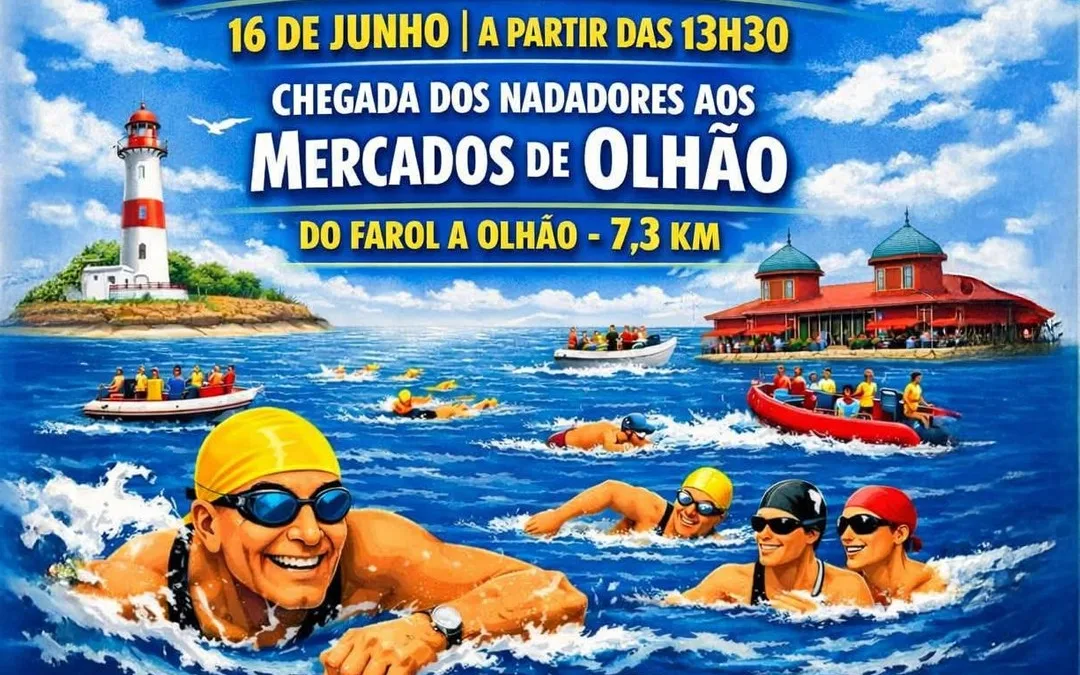 13.ª Travessia Mário Barreto une Ilha do Farol a Olhão a nado