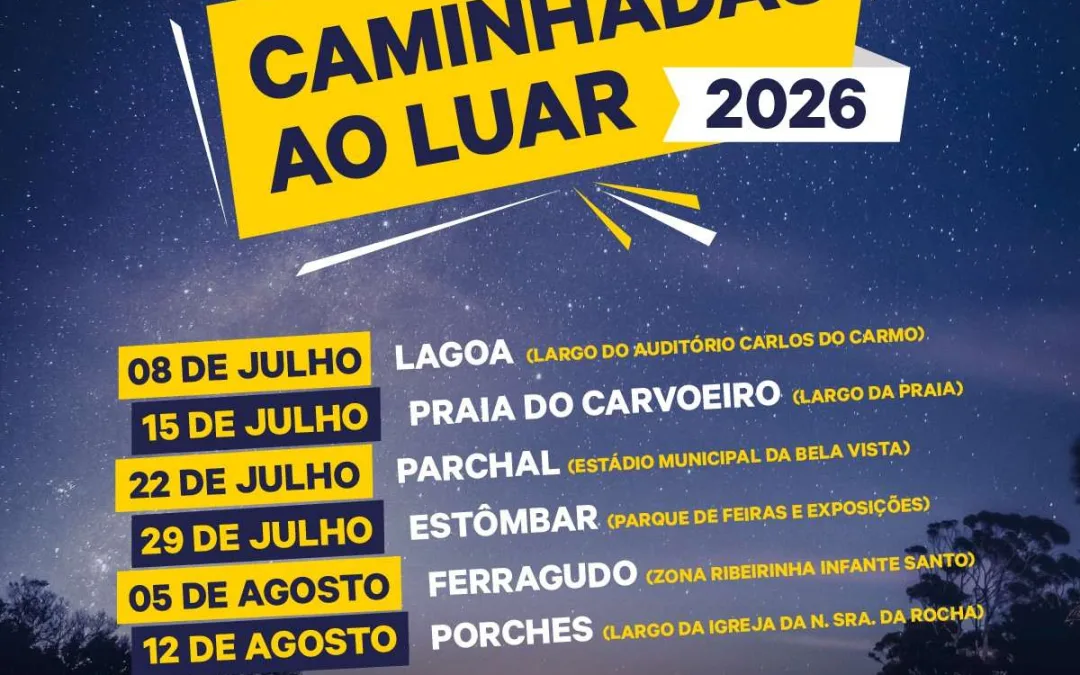 Caminhadas ao Luar 2026 regressam ao concelho de Lagoa