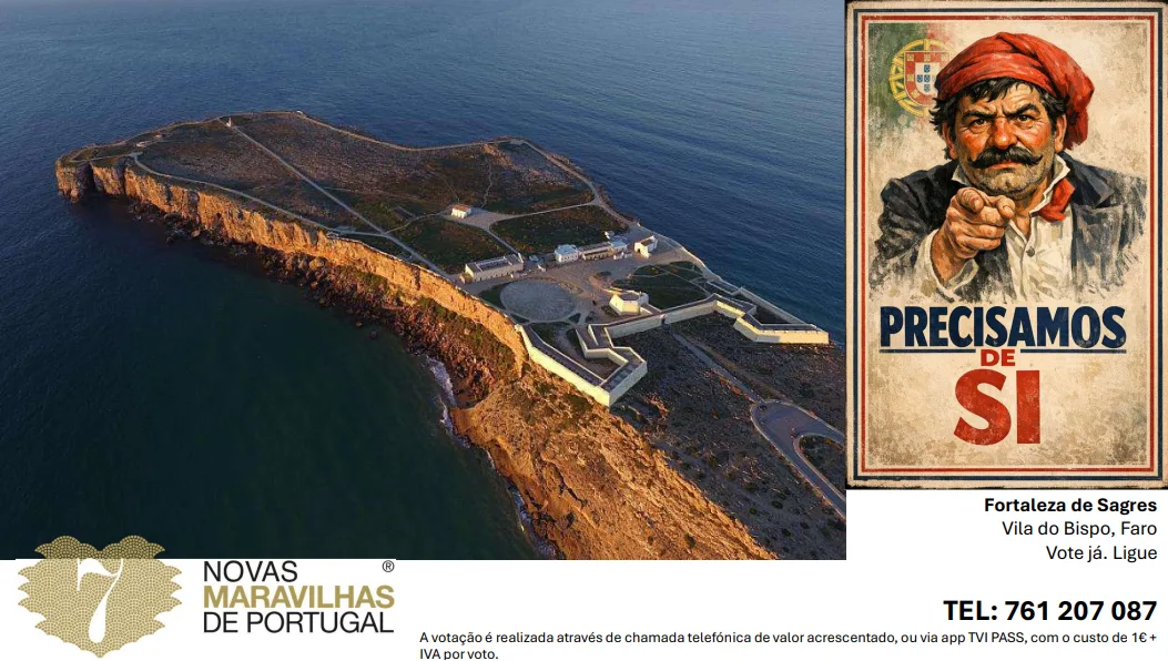 Fortaleza de Sagres Finalista das Novas 7 Maravilhas de Portugal®