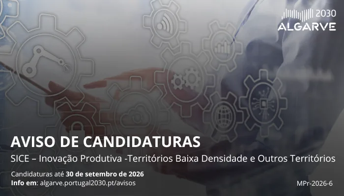 Algarve 2030 apoia inovação empresarial com 11 milhões de euros