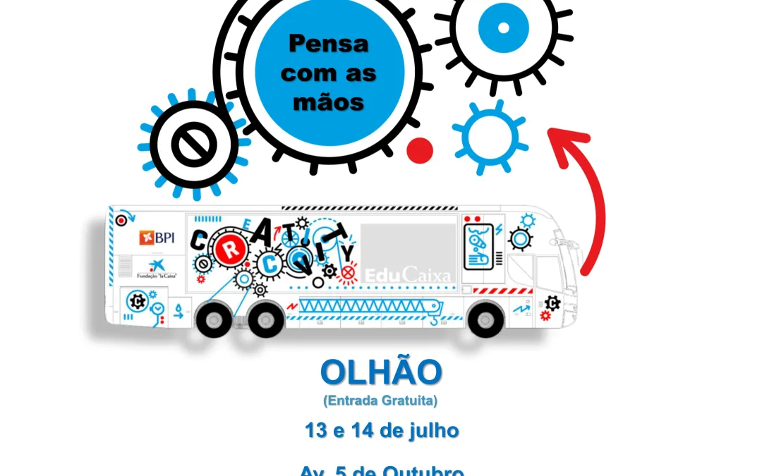 Autocarro “Creactivity” chega a Olhão para despertar a criatividade de crianças e jovens