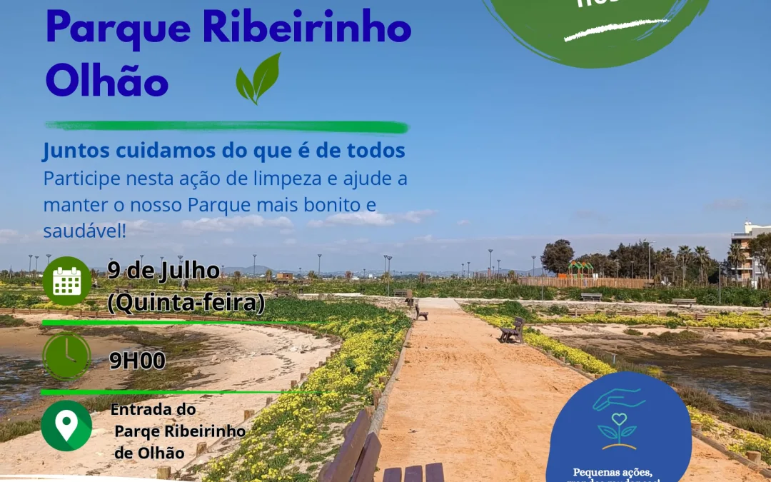 Para um Parque Ribeirinho mais limpo. Aceita o desafio?