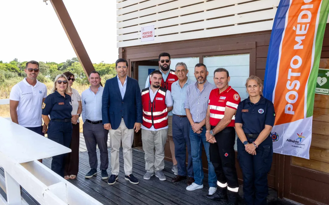 Albufeira inaugura Posto de Socorro para reforçar segurança na Praia da Rocha Baixinha