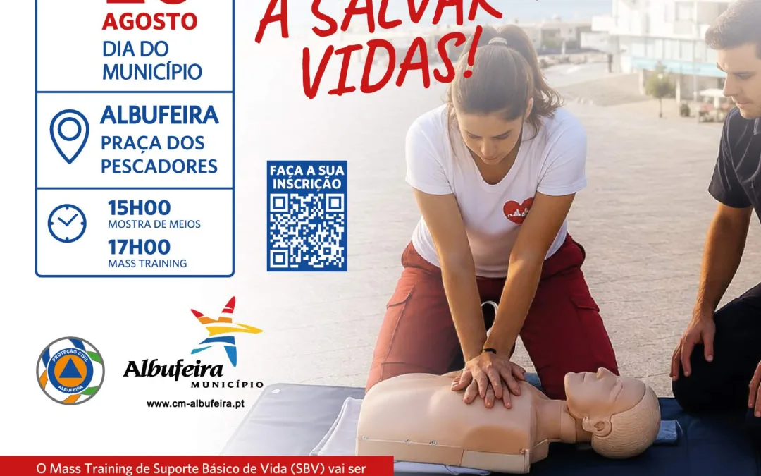 Albufeira promove formação gratuita em Suporte Básico de Vida