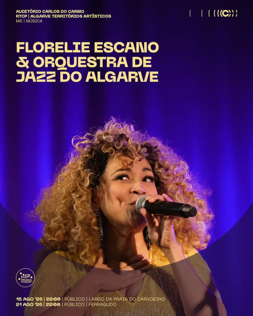 Florelie Escano e Orquestra de Jazz do Algarve apresentam 'Soul Powerhouse' em Lagoa