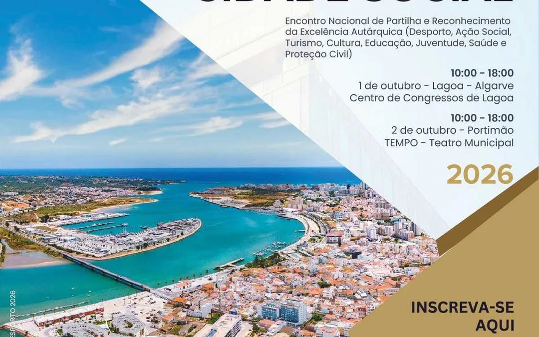 IV Congresso Cidade Social realiza-se em Lagoa e Portimão a 1 e 2 de outubro