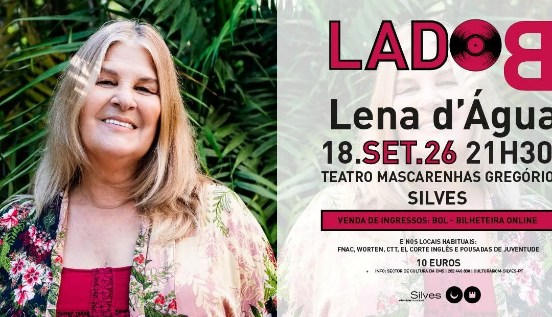 Lena Água actua em concerto intimista em Silves a 18 de setembro