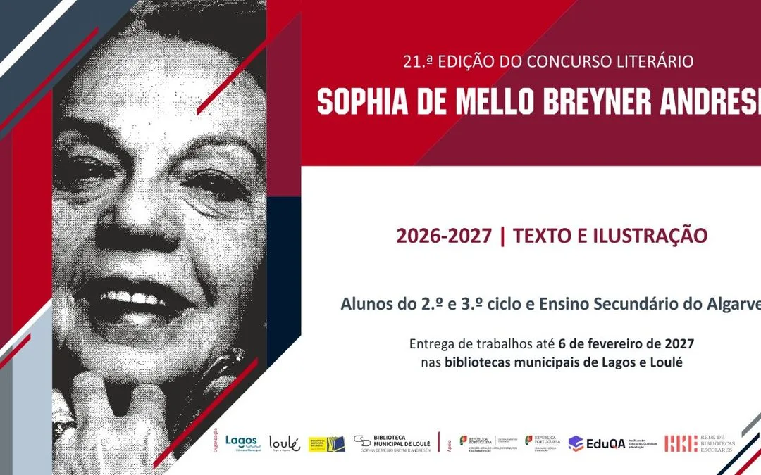 Lagos e Loulé lançam 21.ª edição do Concurso Literário Sophia de Mello Breyner Andresen