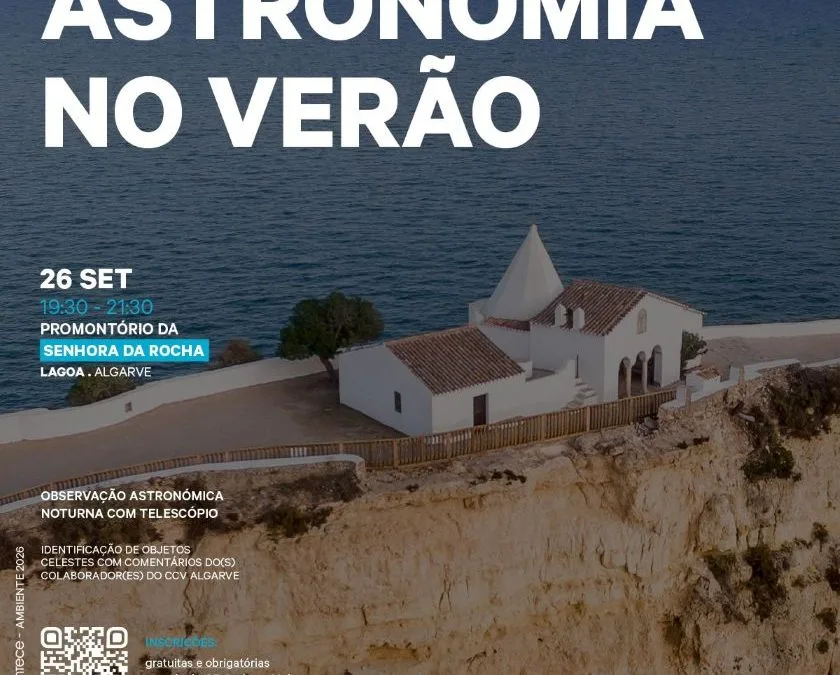 Lagoa organiza observação astronómica gratuita no Promontório da Senhora da Rocha