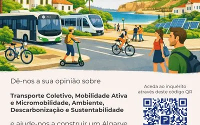 AMAL lança inquérito para definir estratégia de mobilidade sustentável no Algarve