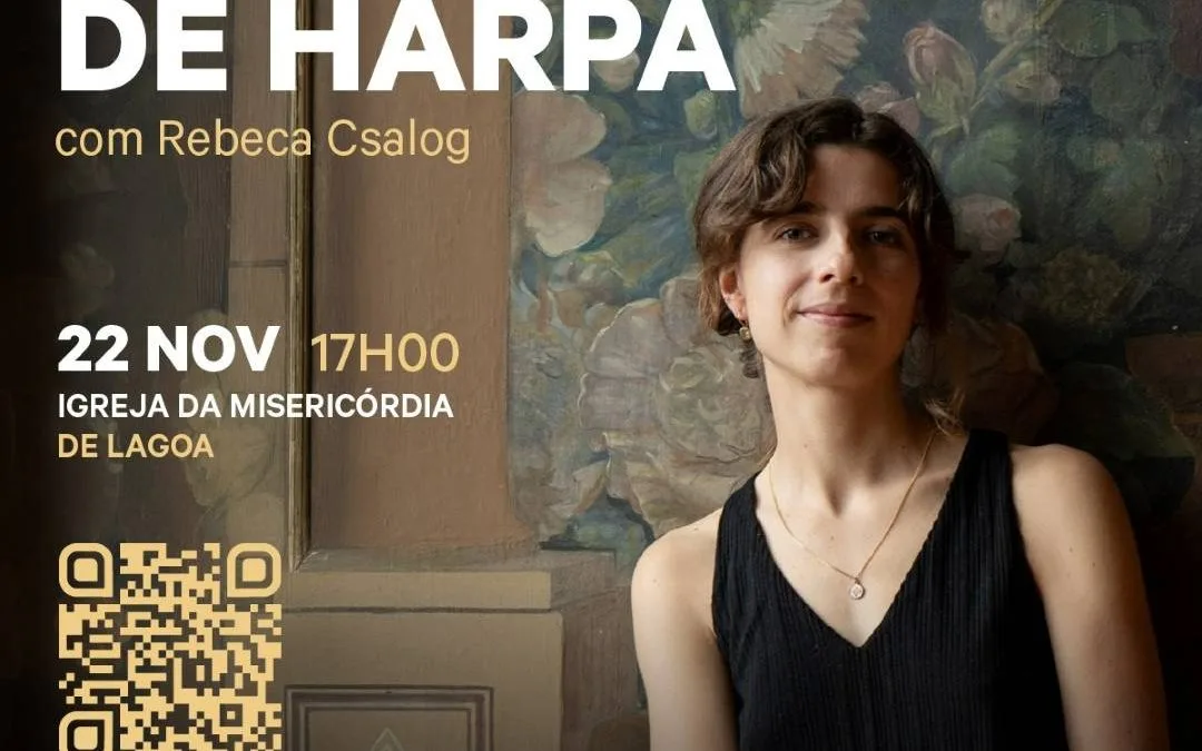 Concerto de Harpa com Rebeca Csalog na Igreja da Misericórdia de Lagoa a 22 de novembro