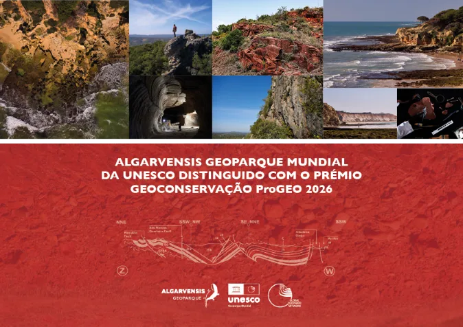 Algarvensis Geoparque Mundial da UNESCO recebe Prémio Geoconservação ProGEO 2026