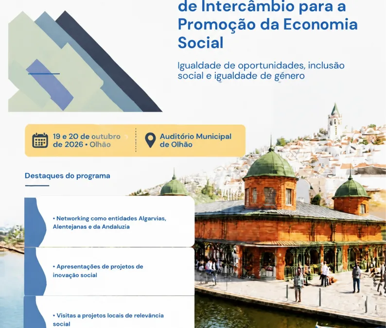 3.º Encontro Transnacional da Economia Social da Eurorregião AAA realiza-se em Olhão