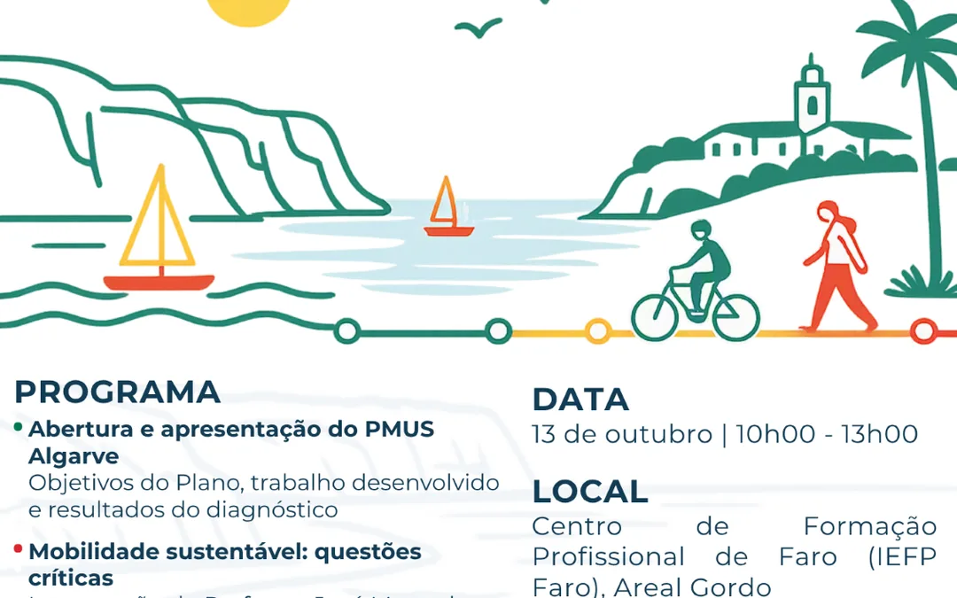 AMAL promove sessão pública sobre mobilidade sustentável no Algarve a 13 de outubro