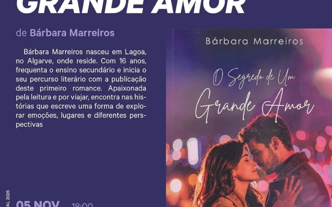 Apresentação do livro “O Segredo de um Grande Amor” de Bárbara Marreiros em Lagoa