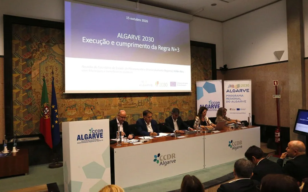 Reunião reforça metas financeiras do Programa Regional ALGARVE 2030 para 2026