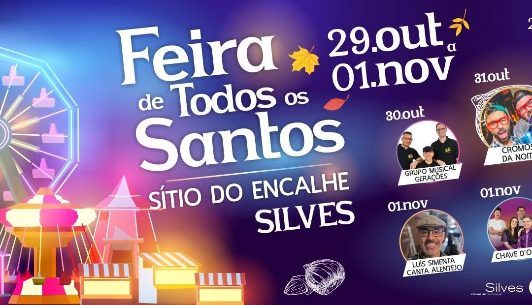 Feira de Todos os Santos decorre em Silves de 29 de outubro a 1 de novembro